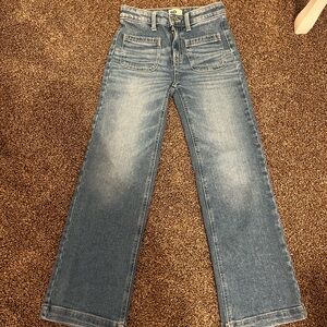 SO size 10 snap jeans - wide leg